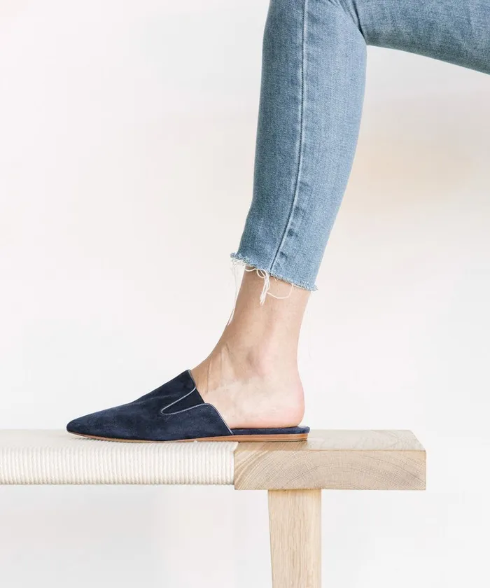 Mules Women Jenni Kayne Suede Mule Navy