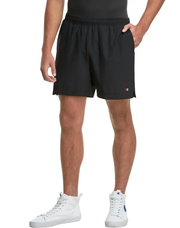 Mvp Shorts With Brief Liner C Patch 5034 Black Men Champion Shorts