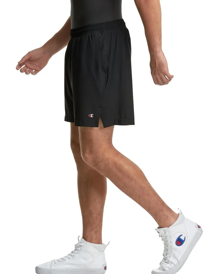 Mvp Shorts With Brief Liner C Patch 5034 Black Men Champion Shorts