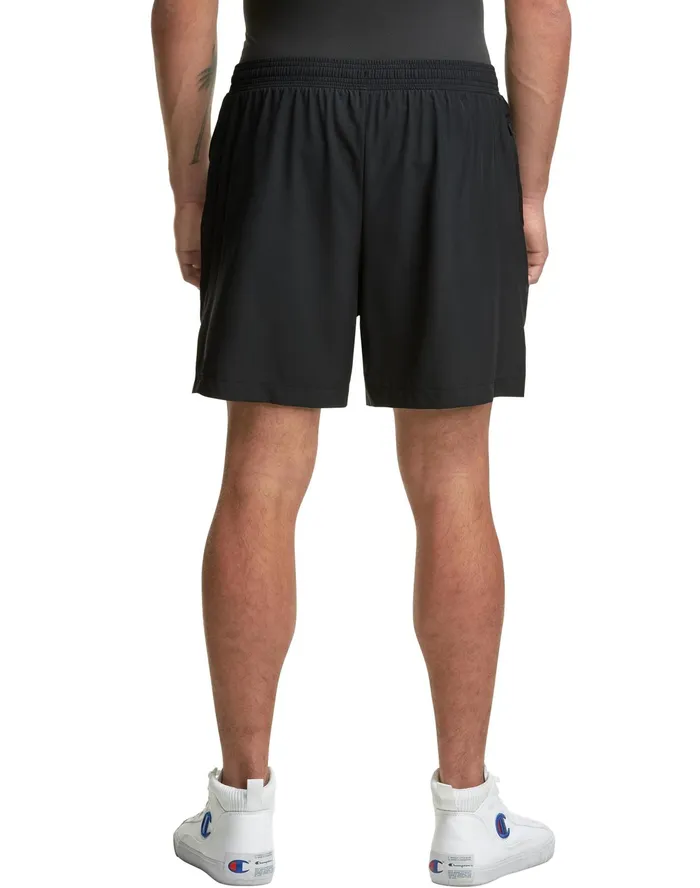 Mvp Shorts With Brief Liner C Patch 5034 Black Men Champion Shorts