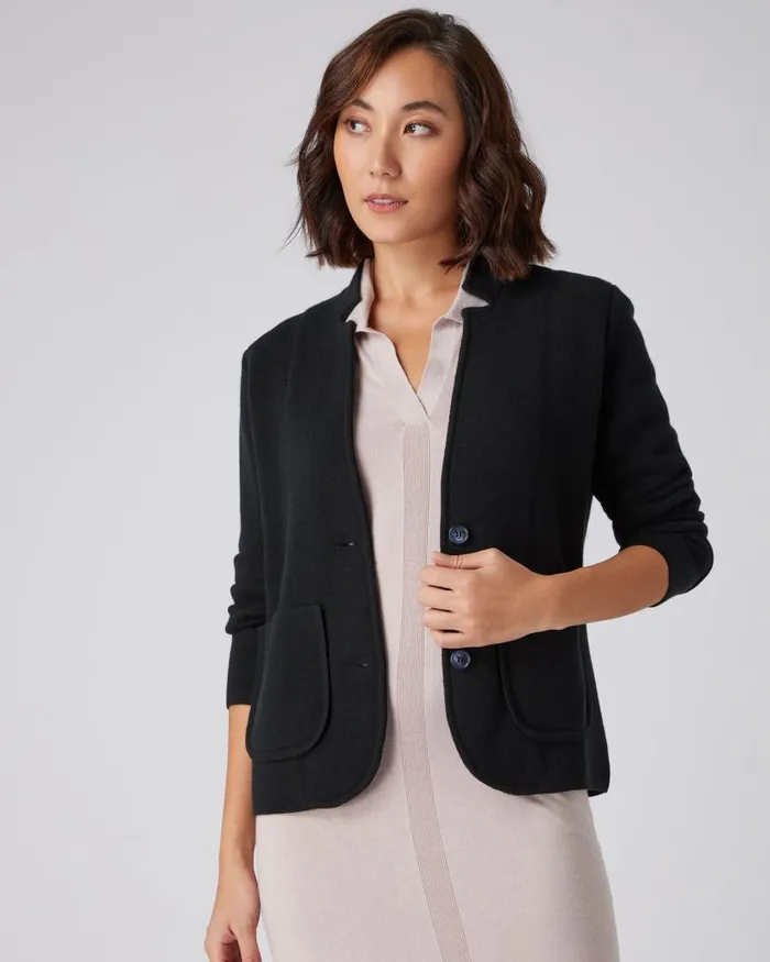 NPeal Coats and Jackets Women Milano Blazer Black
