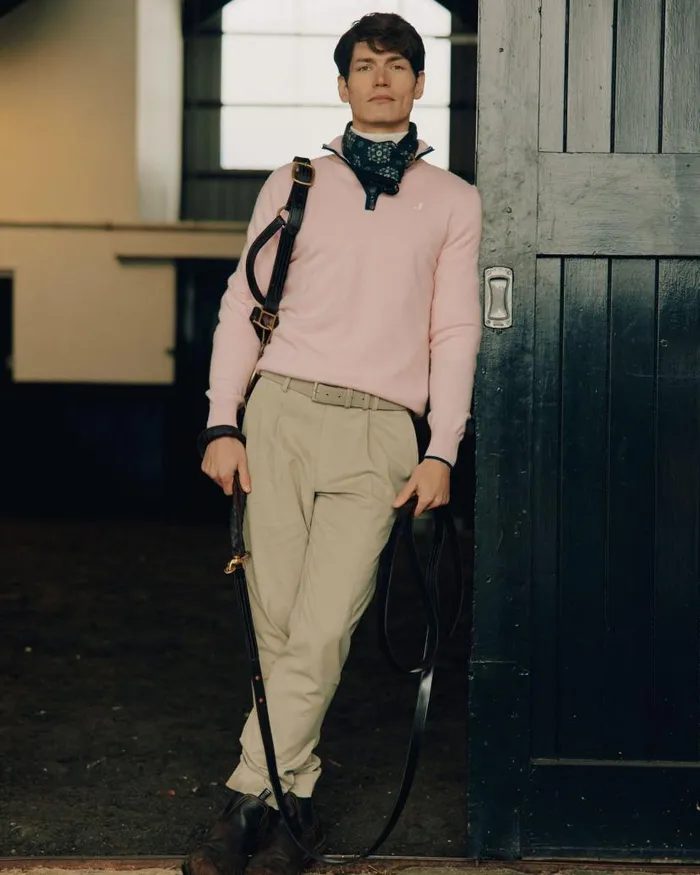 NPeal Half and Full Zip Knitwear Men The Jockey Club Half Zip Cashmere Jumper Flamingo Pink NPeal Half and Full Zip Knitwear Men The Jockey Club Half Zip Cashmere Jumper Flamingo Pink