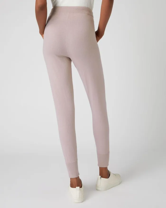 NPeal Leggings and Trousers Women Plain Cashmere Lounge Trousers Canvas Pink