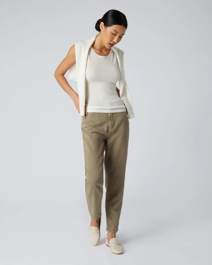 NPeal Tops and Tshirts Women Ella Superfine Cashmere Shell Top New Ivory White