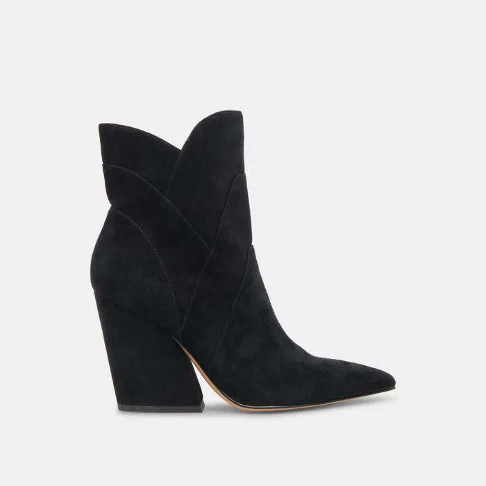 Neena Booties Onyx Suede Women Dolce Vita Boots and Booties