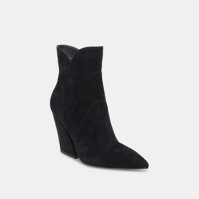 Neena Booties Onyx Suede Women Dolce Vita Boots and Booties