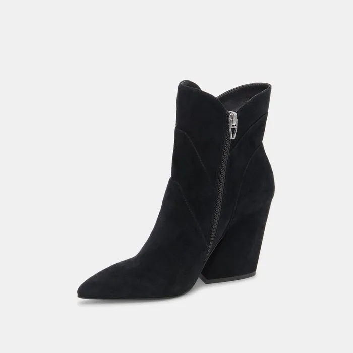 Neena Booties Onyx Suede Women Dolce Vita Boots and Booties