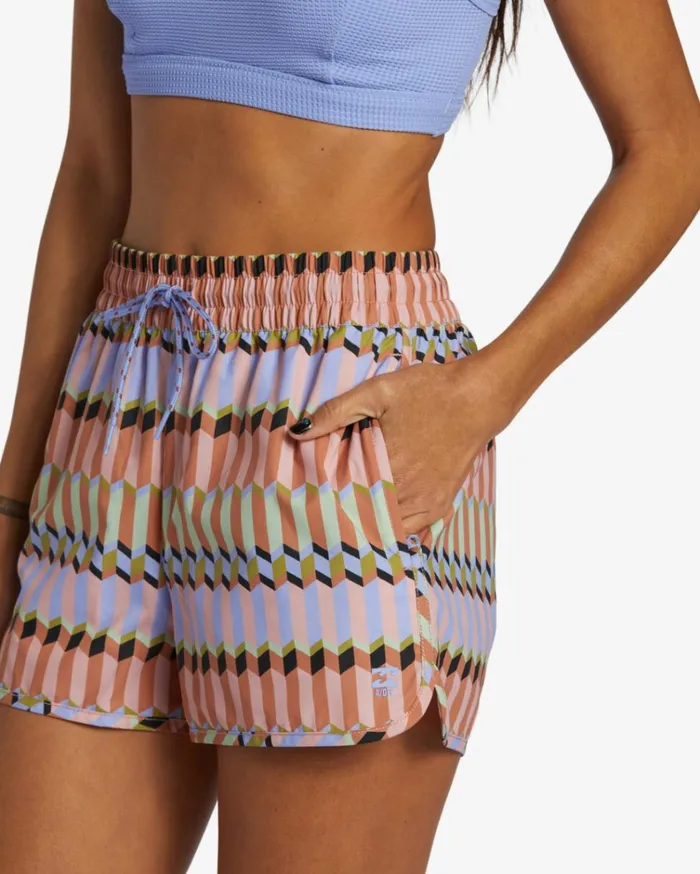 New Adventure Short Printed Shorts Multi Women Billabong Shorts