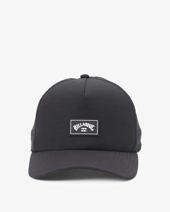 Newport Trucker Hat Black Men Billabong Hats