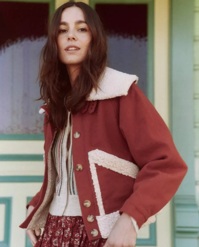 Outerwear Women039s The Great The Peak Coat Spice