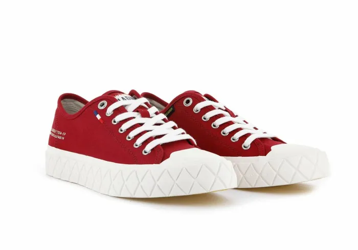 Palladium Palla Ace Canvas Red Salsa Women Sneakers