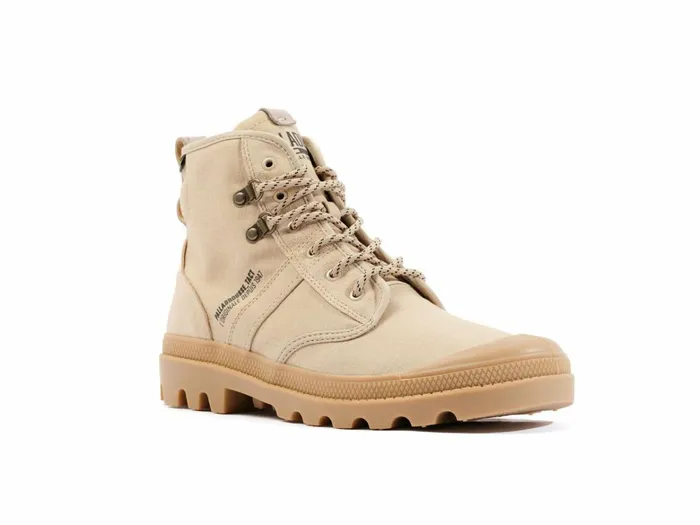 Palladium Pallabrousse Tact Txt Beige Men Boots