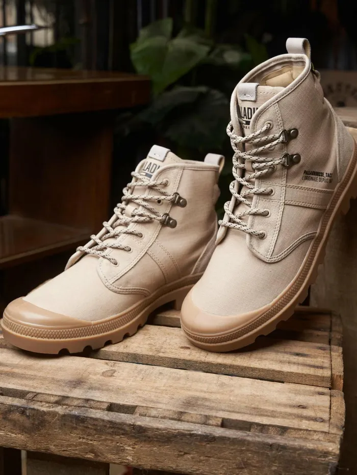 Palladium Pallabrousse Tact Txt Beige Men Boots