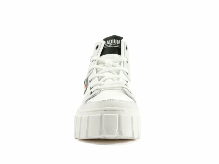 Palladium Pallatower Hi Star White Women Boots
