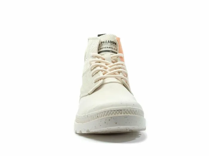 Palladium Pampa Hi Re Generate Dusky Green Cream White Men Boots