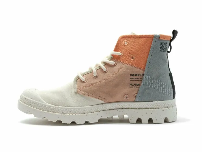 Palladium Pampa Hi Re Generate Dusky Green Cream White Men Boots