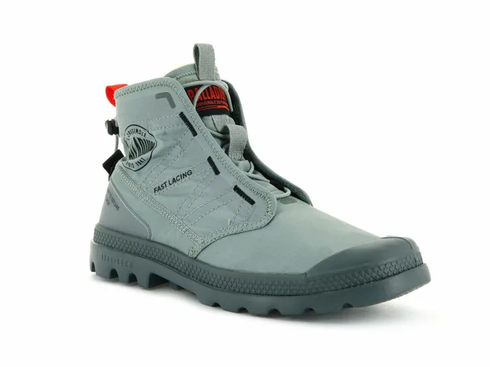 Palladium Pampa Travel Lite Slate Gray Men Boots