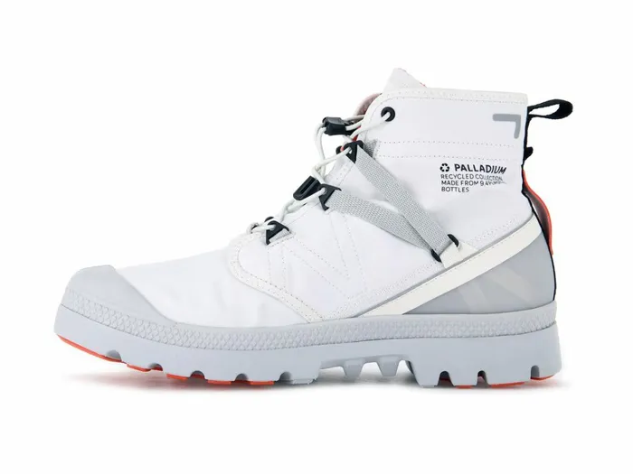 Palladium Pampa Travel Lite Waterproof Star White Women Boots