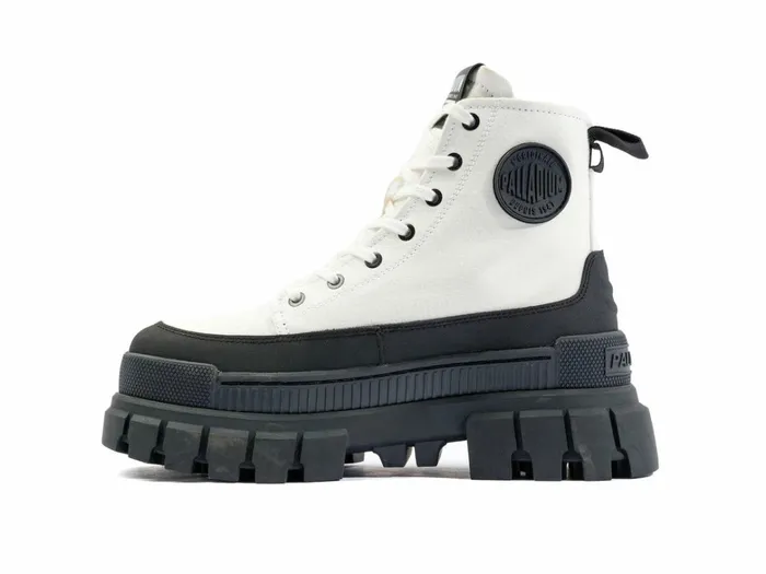 Palladium Revolt Boot Zip Tx Star White Women Boots