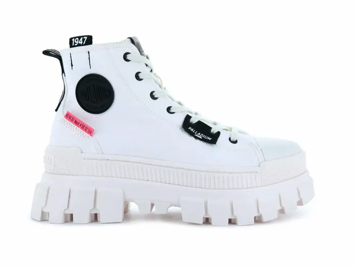 Palladium Revolt Hi Tx Star White Marshmallow Women Boots