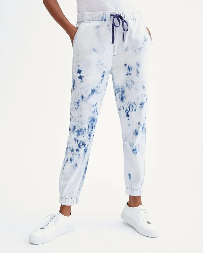 Pants Women 7 For All Mankind Drawstring Jogger In St Tropez St Tropez