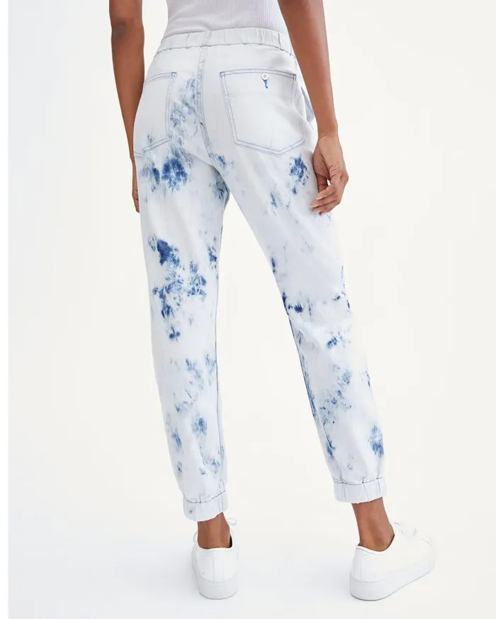 Pants Women 7 For All Mankind Drawstring Jogger In St Tropez St Tropez