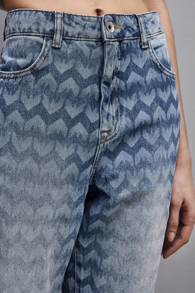 Patrizia Pepe Denim Cigarette Pants Blue Monogram Blue Wash Apparel Jeans