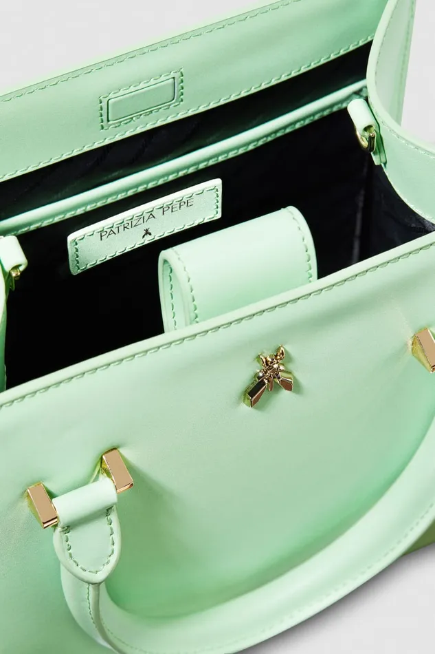 Patrizia Pepe Green Handbag With Shoulder Strap Planet Green Bags Handbags
