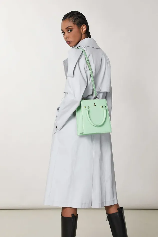 Patrizia Pepe Green Handbag With Shoulder Strap Planet Green Bags Handbags