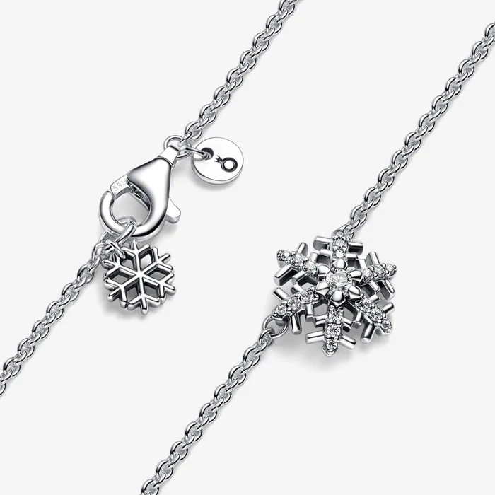 Pendant Necklaces Women Pandora Sparkling Snowflake Pendant Necklace