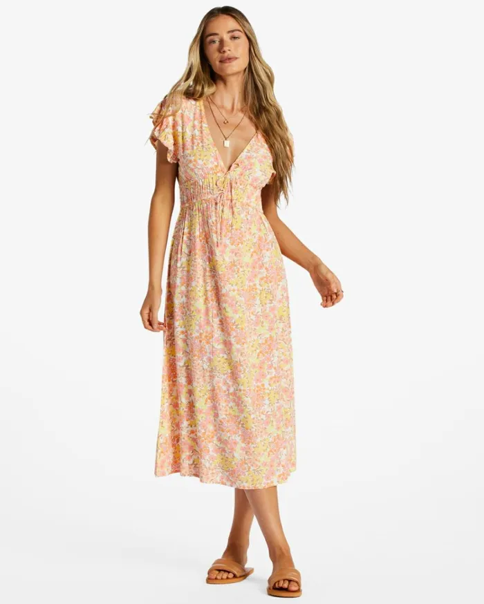 Picnic Date Midi Dress Paloma Women Billabong Midi Dresses