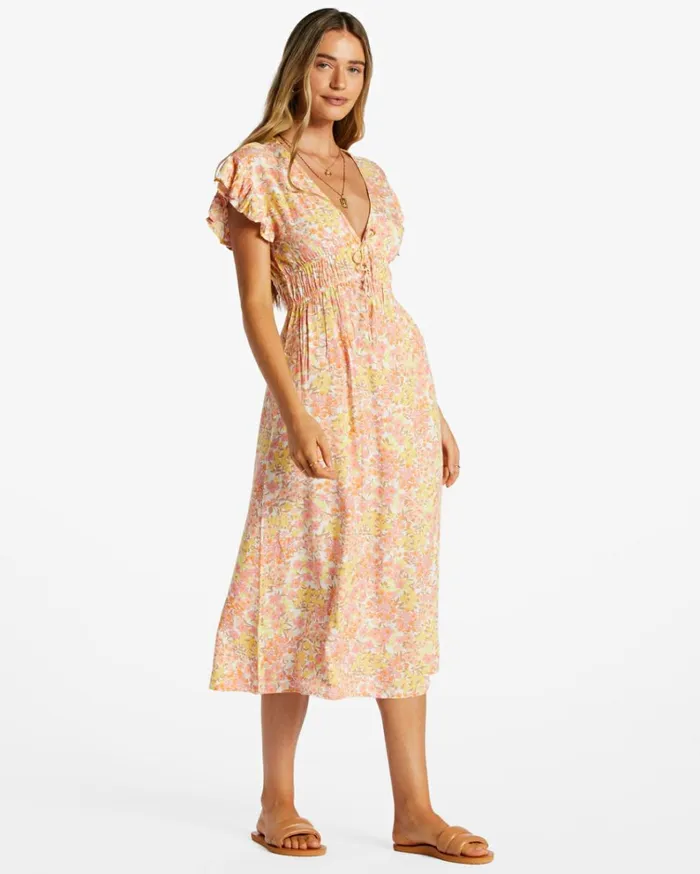 Picnic Date Midi Dress Paloma Women Billabong Midi Dresses