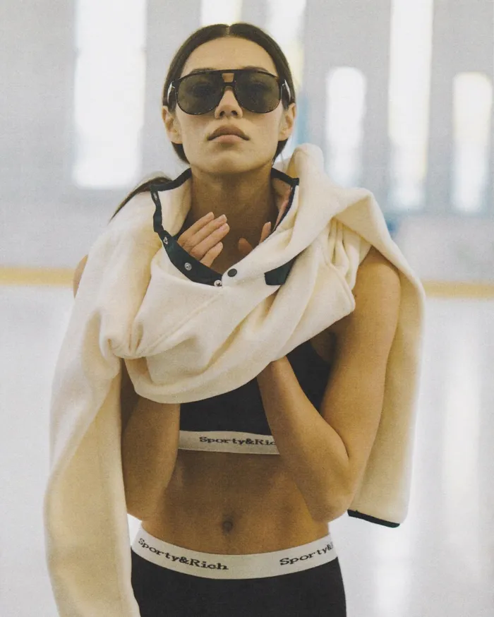 Polar Fleece And Sherpa Women Sporty and Rich Buttoned Polar Sweatshirt 8211 CreamForest