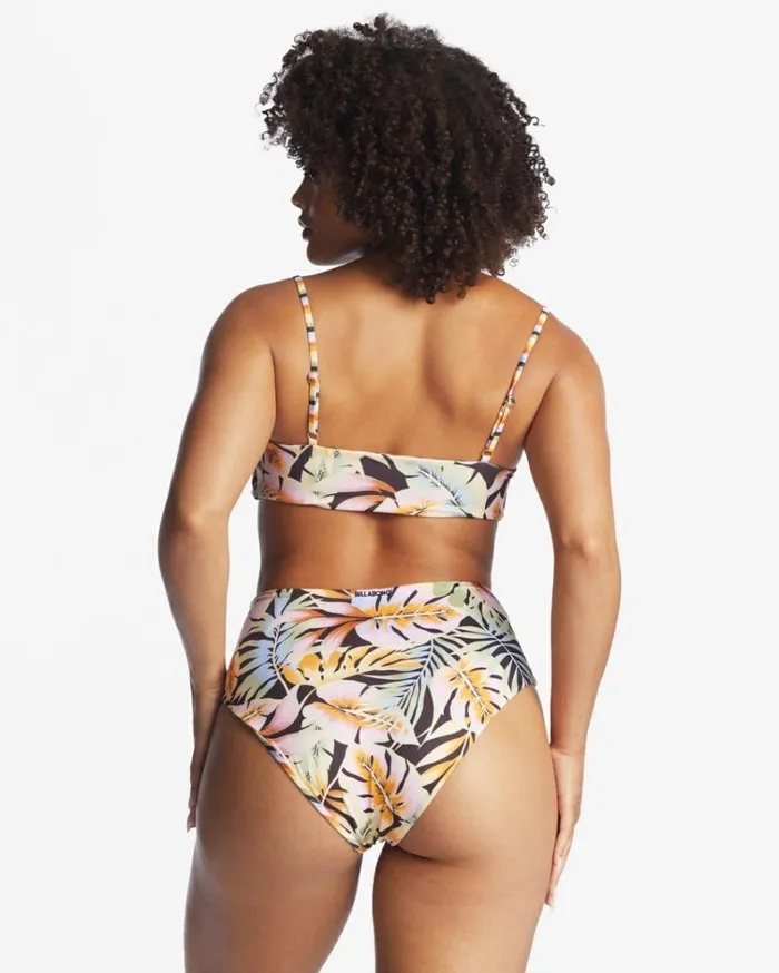 Postcards From Paradise High Retro Reversible HighWaisted Bikini Bottoms Multi Women Billabong Bikini Bottoms