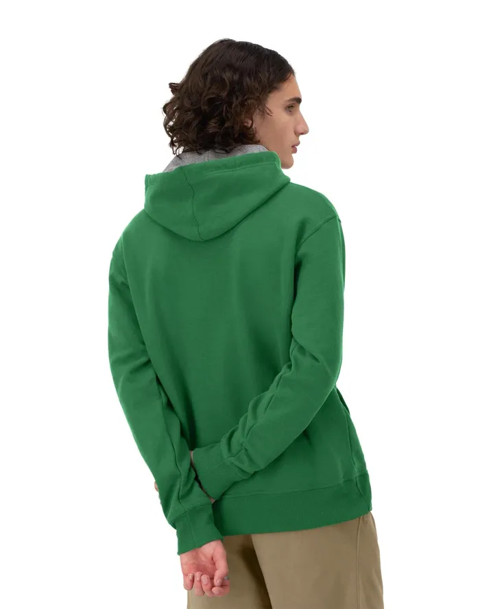 Powerblend Hoodie Classic Script Logo Road Sign Green Men Champion Hoodies and Sweatshirts