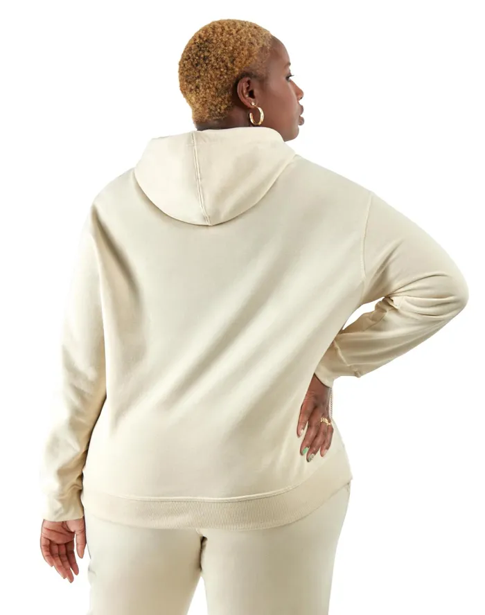 Powerblend Hoodie Script Logo Plus Size Fresh Tan Women Champion Hoodies and Sweatshirts