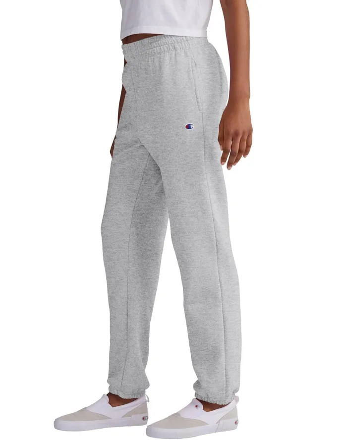 Powerblend Oversized Sweatpants C Logo 29034 Oxford Grey Women Champion Pants