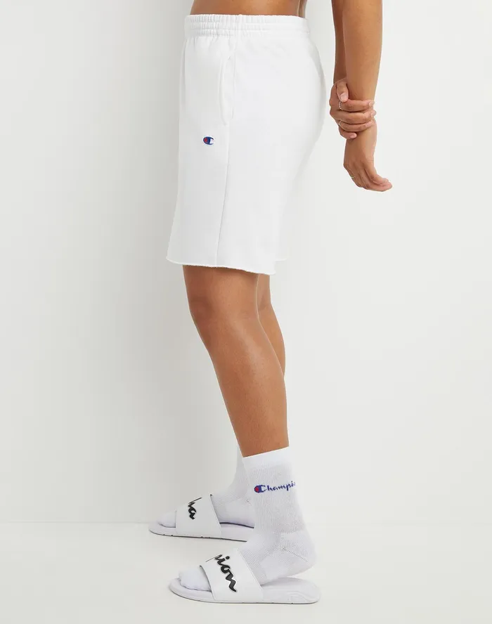 Powerblend Shorts C Logo 65034 White Women Champion Shorts