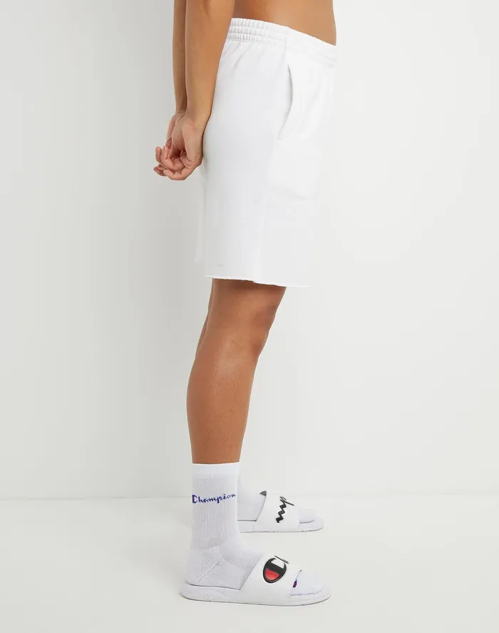 Powerblend Shorts C Logo 65034 White Women Champion Shorts