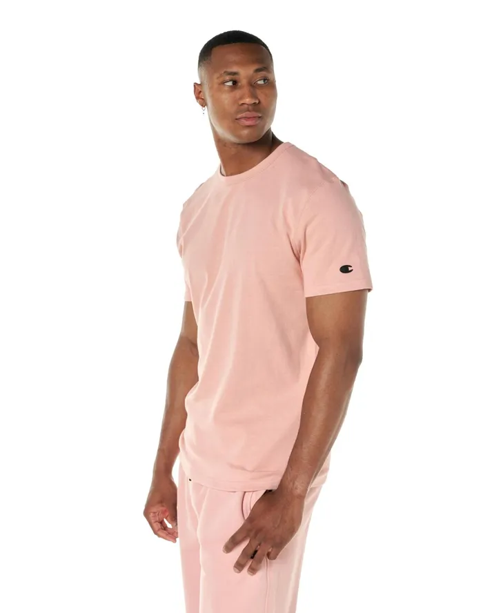 Premium Heavyweight TShirt Pink Gleam Men Champion TShirts and Tops