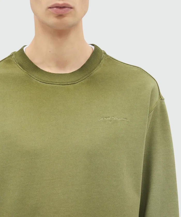 Prewashed Jersey Crewneck Sweatshirt Men MSGM Hoodies And Sweatshirts