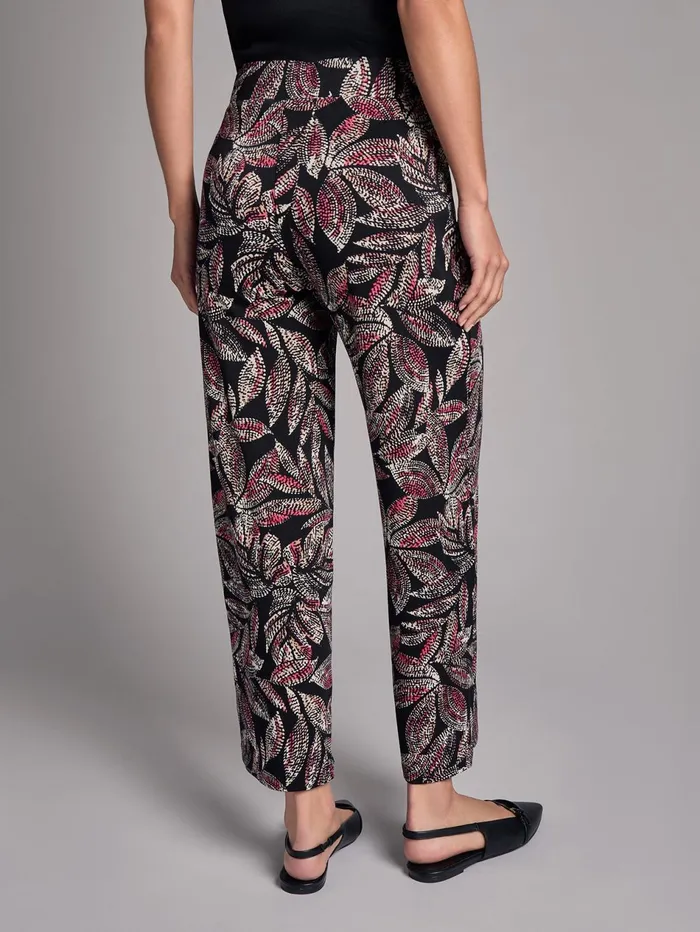 Print PullOn Crop Wide Leg Pants Moss Crepe Women Jones New York Pants and Skirts Print PullOn Crop Wide Leg Pants Moss Crepe Women Jones New York Pants and Skirts
