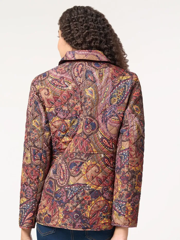 Printed Quilted Jacket Women Jones New York Sale Printed Quilted Jacket Women Jones New York Sale