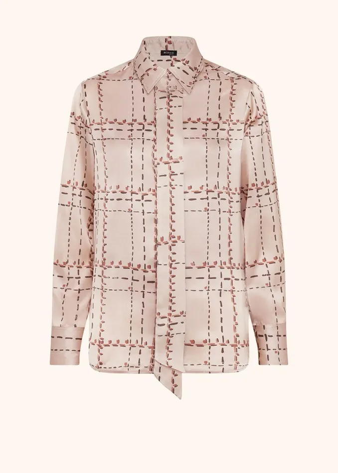 PRINTED SILK SHIRT Women Kiton Blouses And Shirts