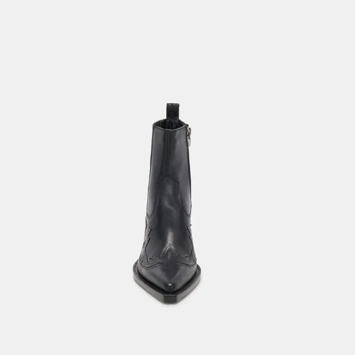 Ramson Booties Black Leather Women Dolce Vita Boots and Booties