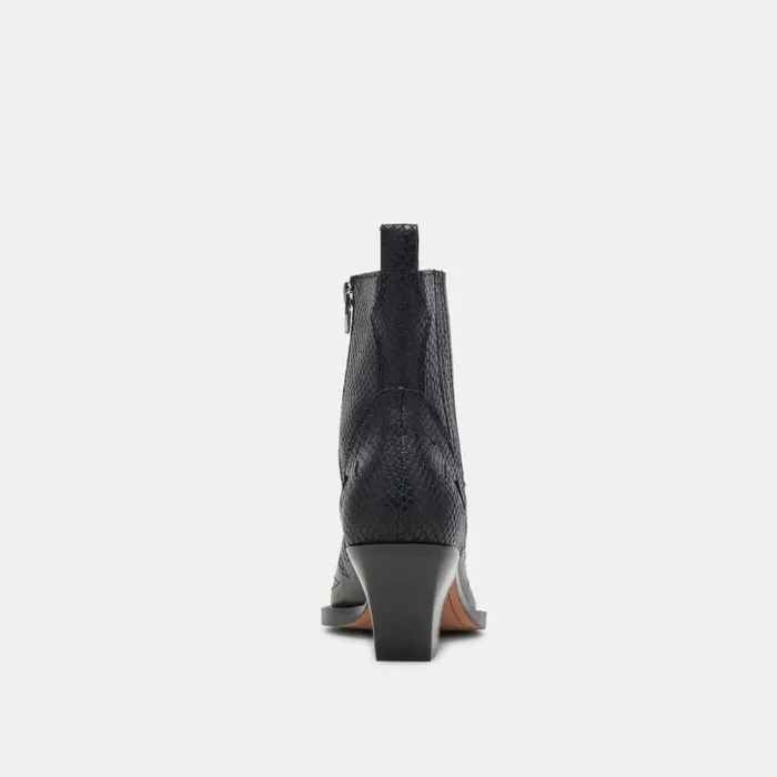 Ramson Booties Black Leather Women Dolce Vita Boots and Booties