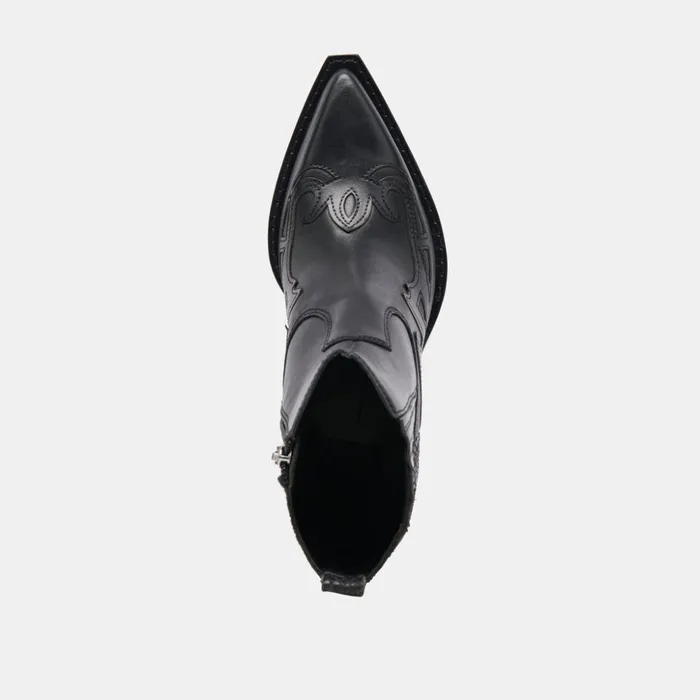 Ramson Booties Black Leather Women Dolce Vita Boots and Booties