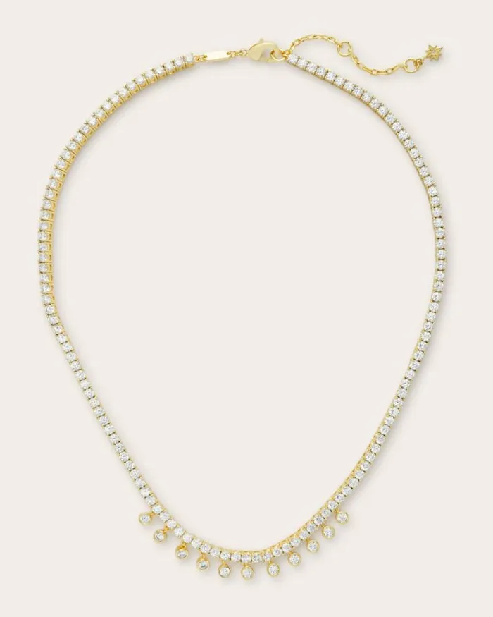 Ramy Brook Jewelry Women Odessa Rhinestone Choker Gold