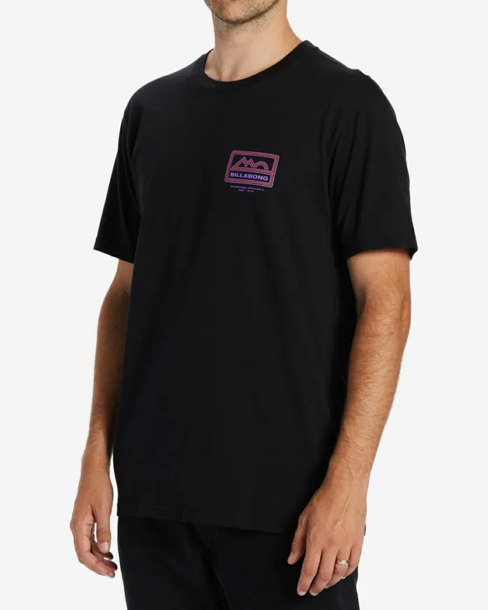 Range TShirt Black Men Billabong TShirts