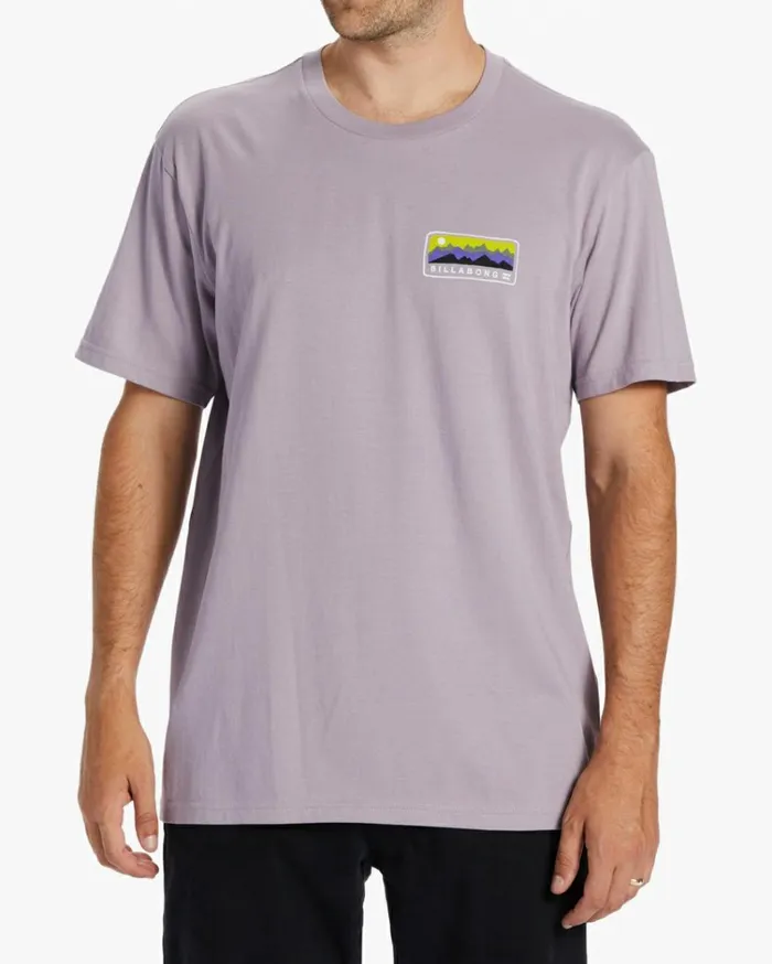 Range TShirt Purple Ash Men Billabong TShirts